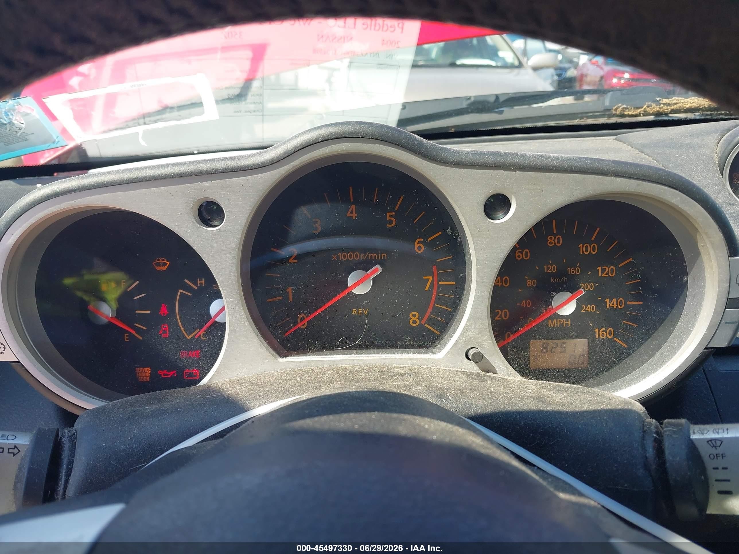2004 Nissan 350z Enthusiast Red vin: JN1AZ34D04M104398
