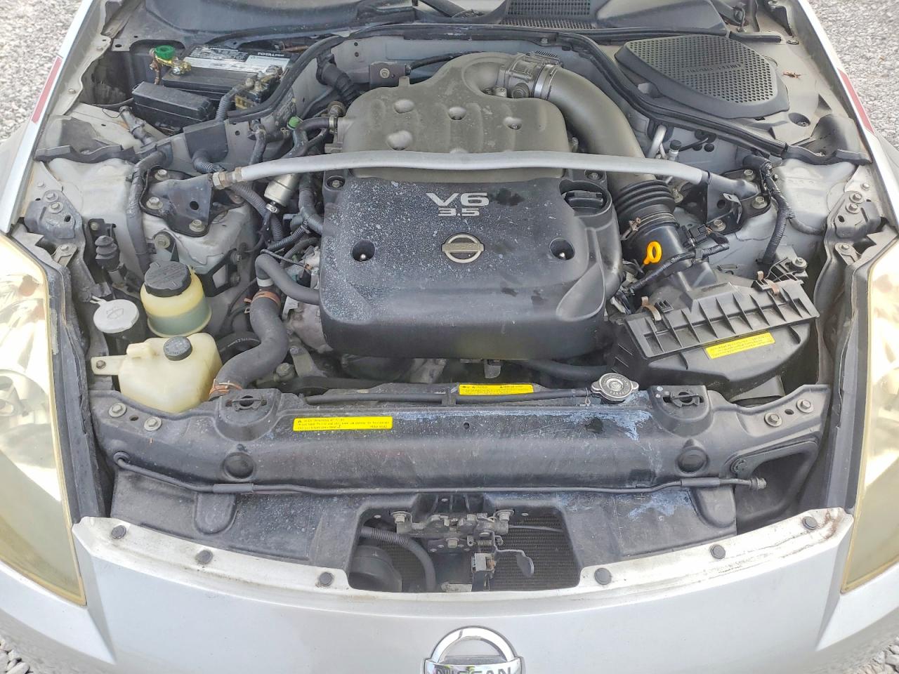 2003 Nissan 350z Coupe Серебряный vin: JN1AZ34D13T105189