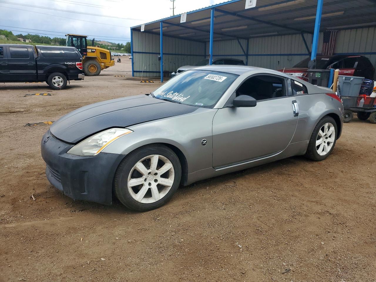 2004 Nissan 350z Base Charcoal vin: JN1AZ34D14M100327