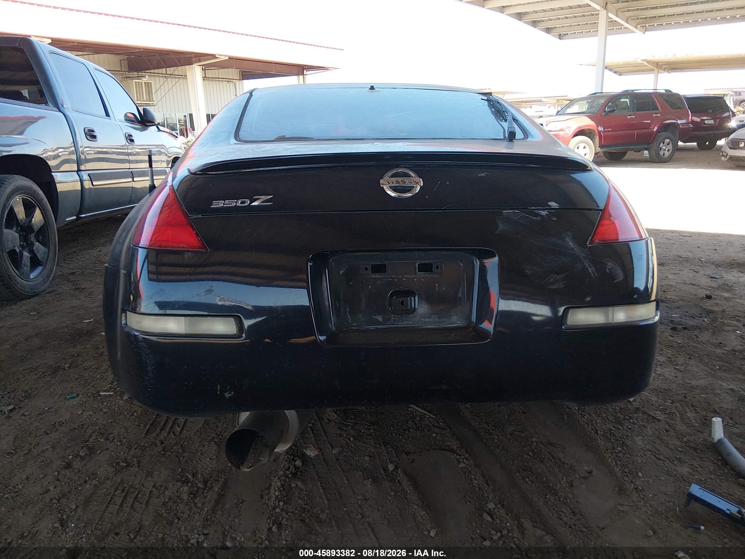 2004 Nissan 350z Enthusiast Gray vin: JN1AZ34D14T163112