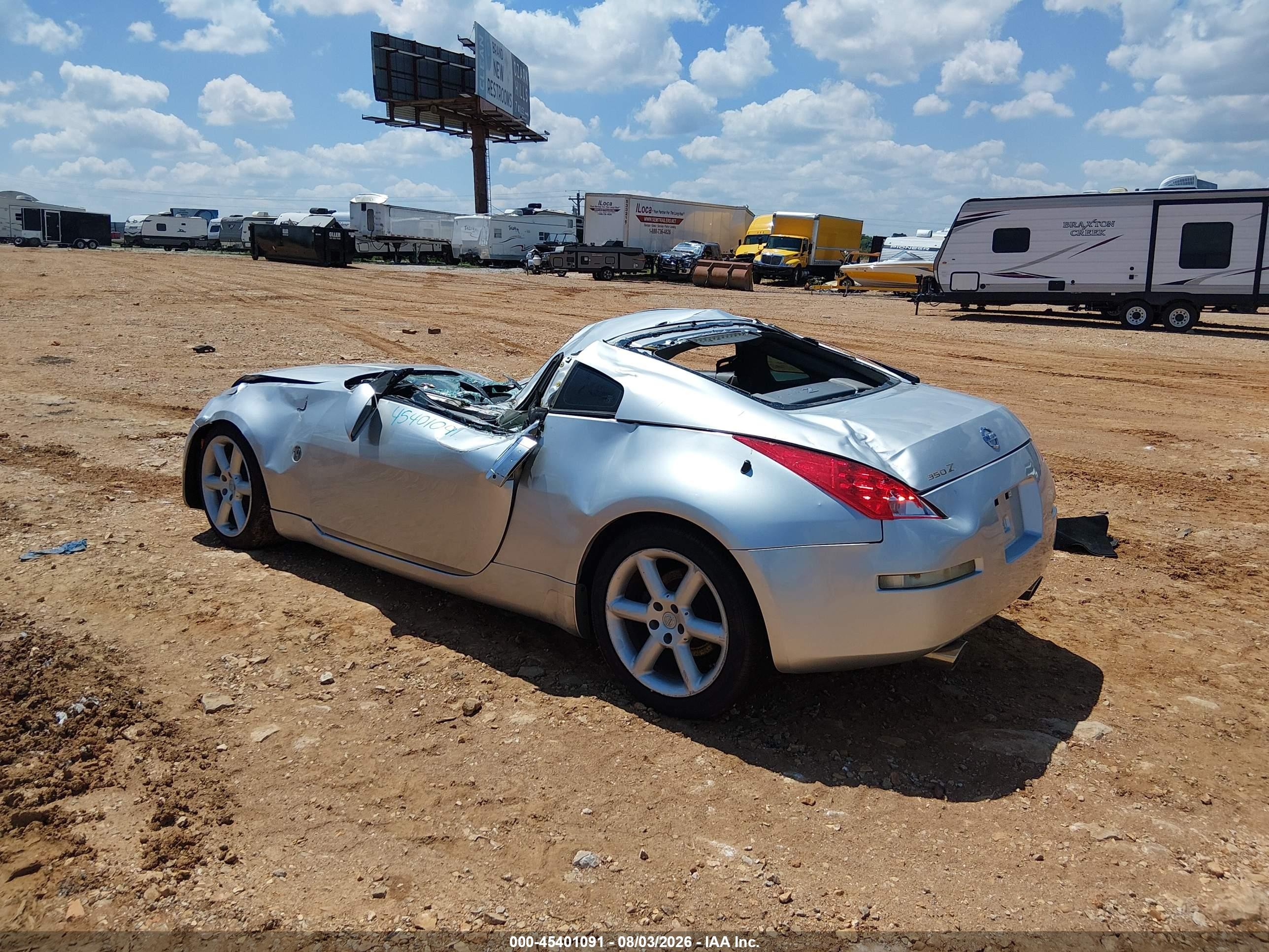 2006 Nissan 350z Touring Silver vin: JN1AZ34D16M306010