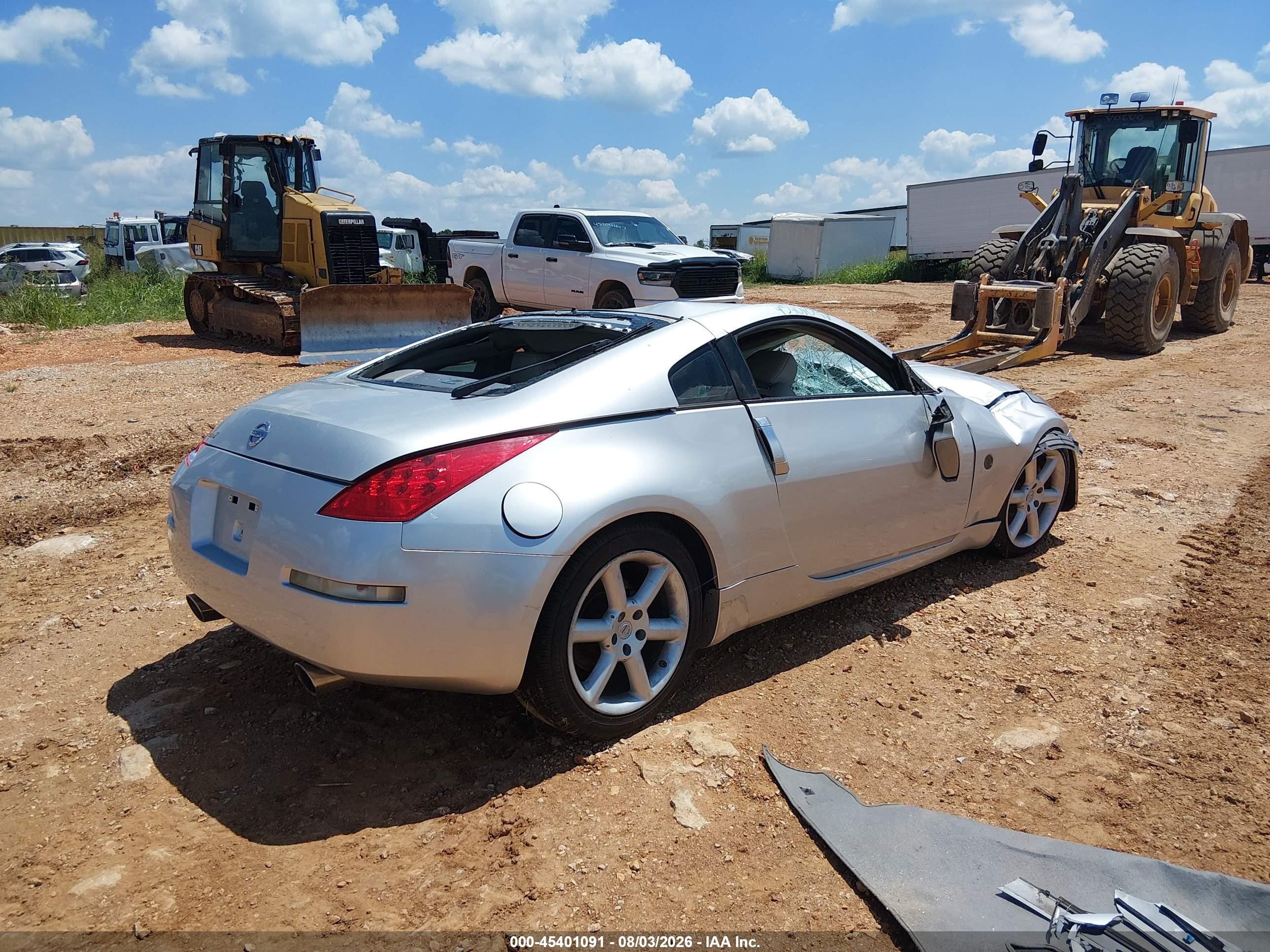 2006 Nissan 350z Touring Silver vin: JN1AZ34D16M306010
