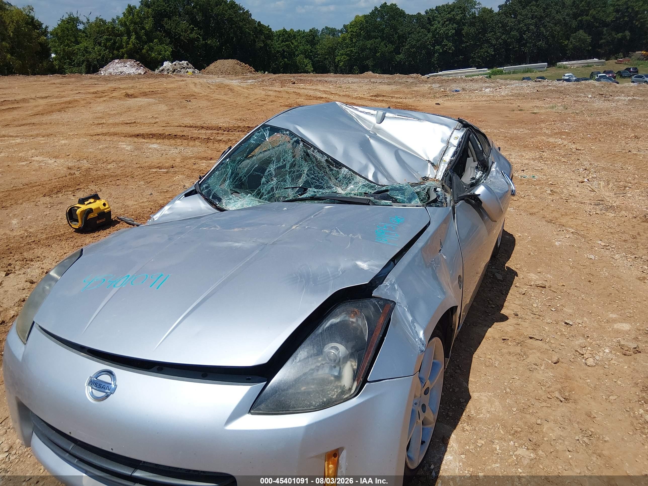 2006 Nissan 350z Touring Silver vin: JN1AZ34D16M306010