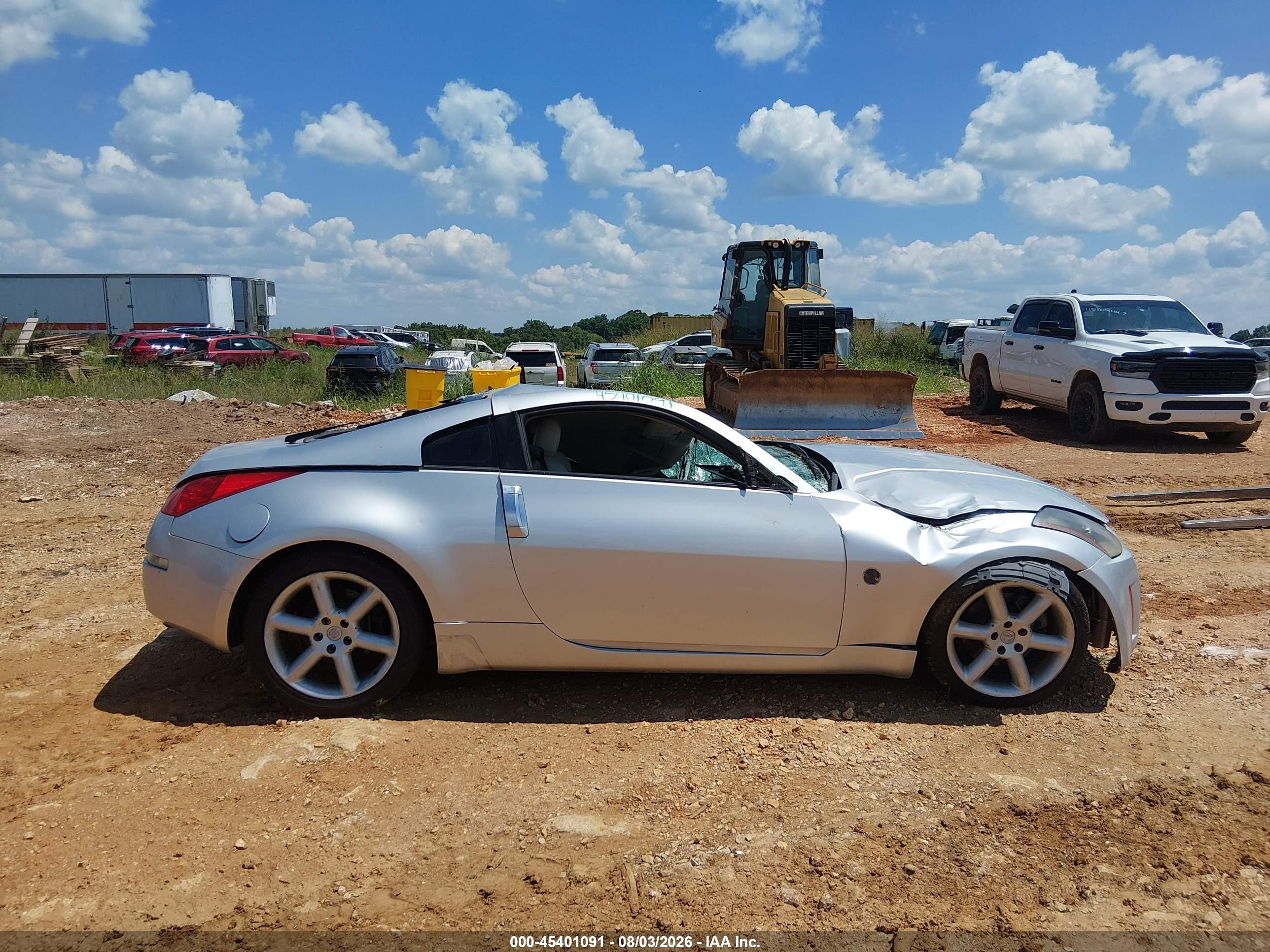 2006 Nissan 350z Touring Silver vin: JN1AZ34D16M306010