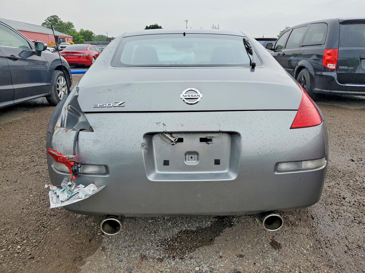 2006 Nissan 350z Coupe Silver vin: JN1AZ34D16M331117
