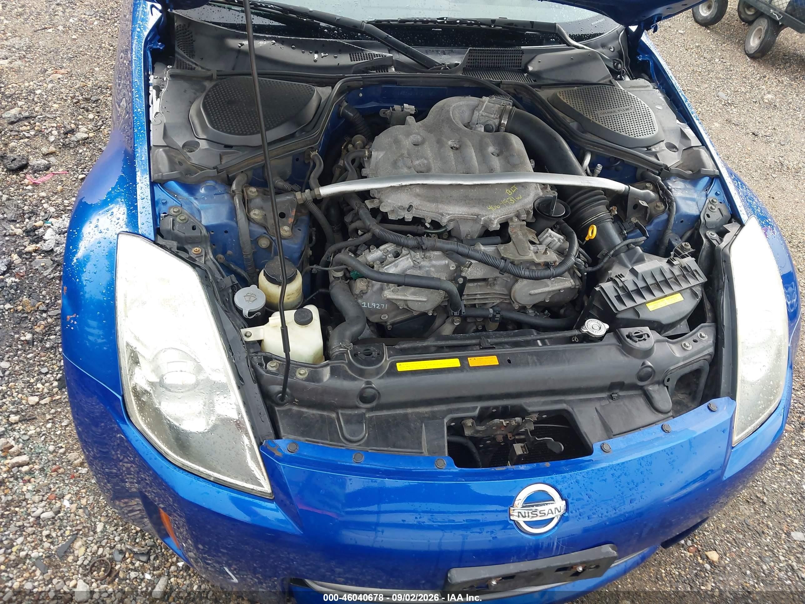 2006 Nissan 350z Touring Blue vin: JN1AZ34D16M331652