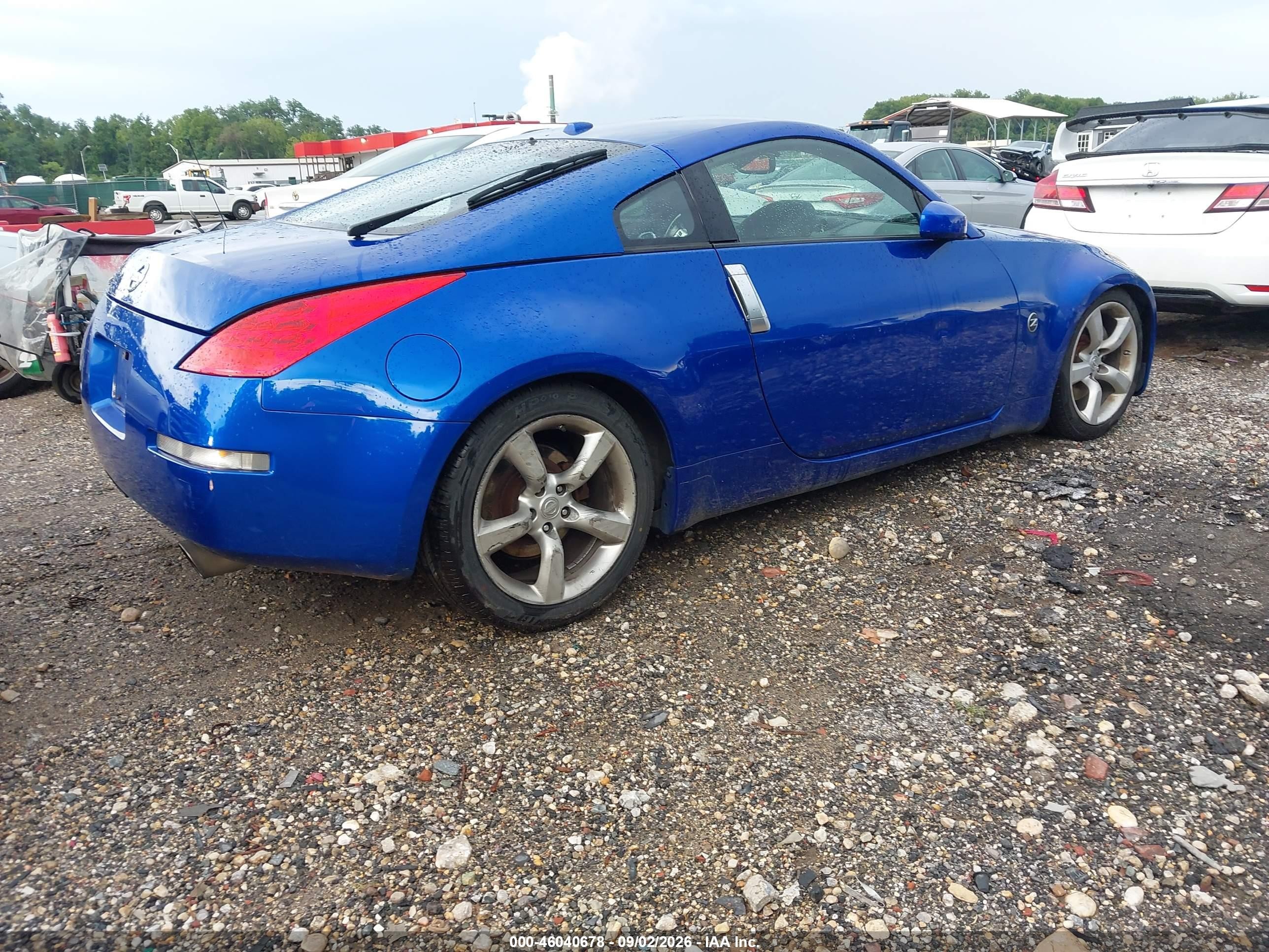 2006 Nissan 350z Touring Blue vin: JN1AZ34D16M331652