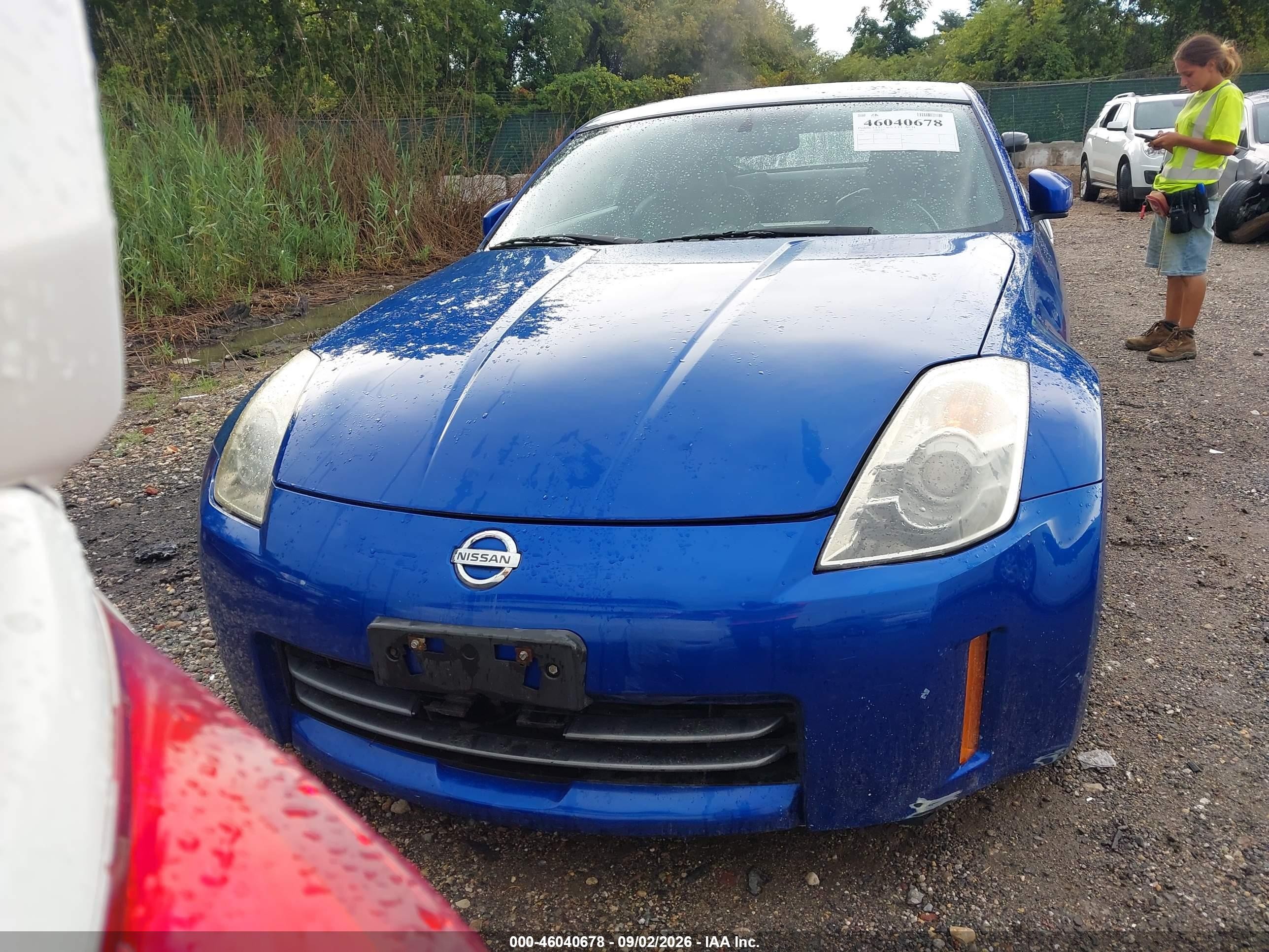 2006 Nissan 350z Touring Blue vin: JN1AZ34D16M331652