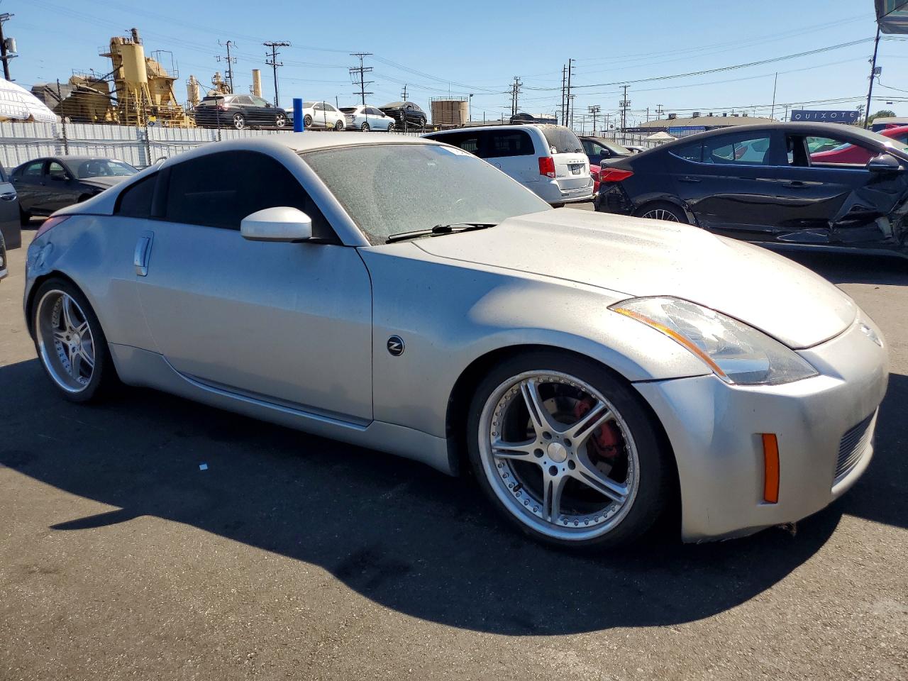 2003 Nissan 350z Coupe Silver vin: JN1AZ34D23T108425