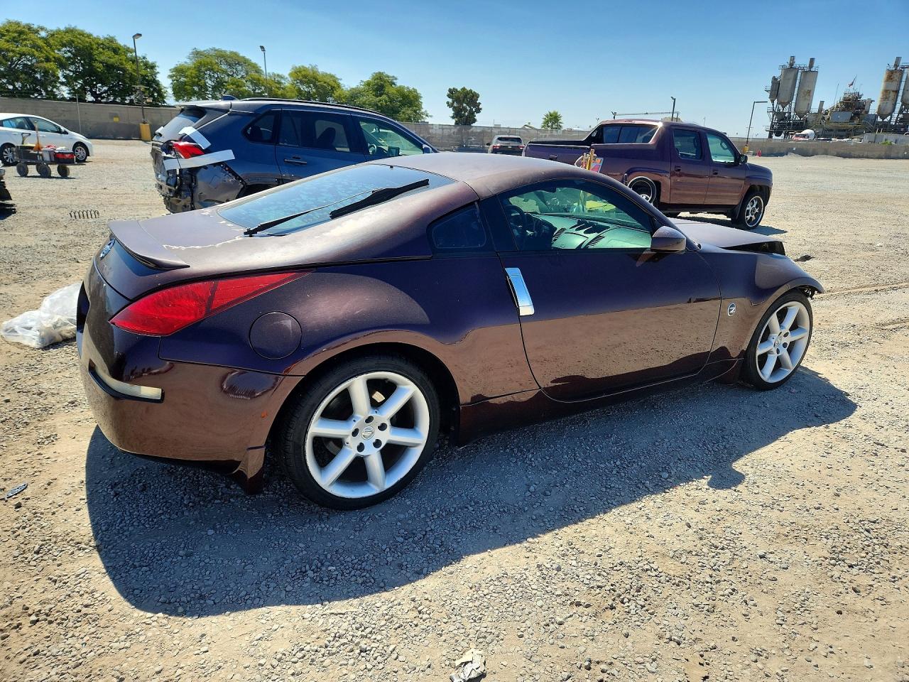 2003 Nissan 350z Coupe Бордовый vin: JN1AZ34D23T112250