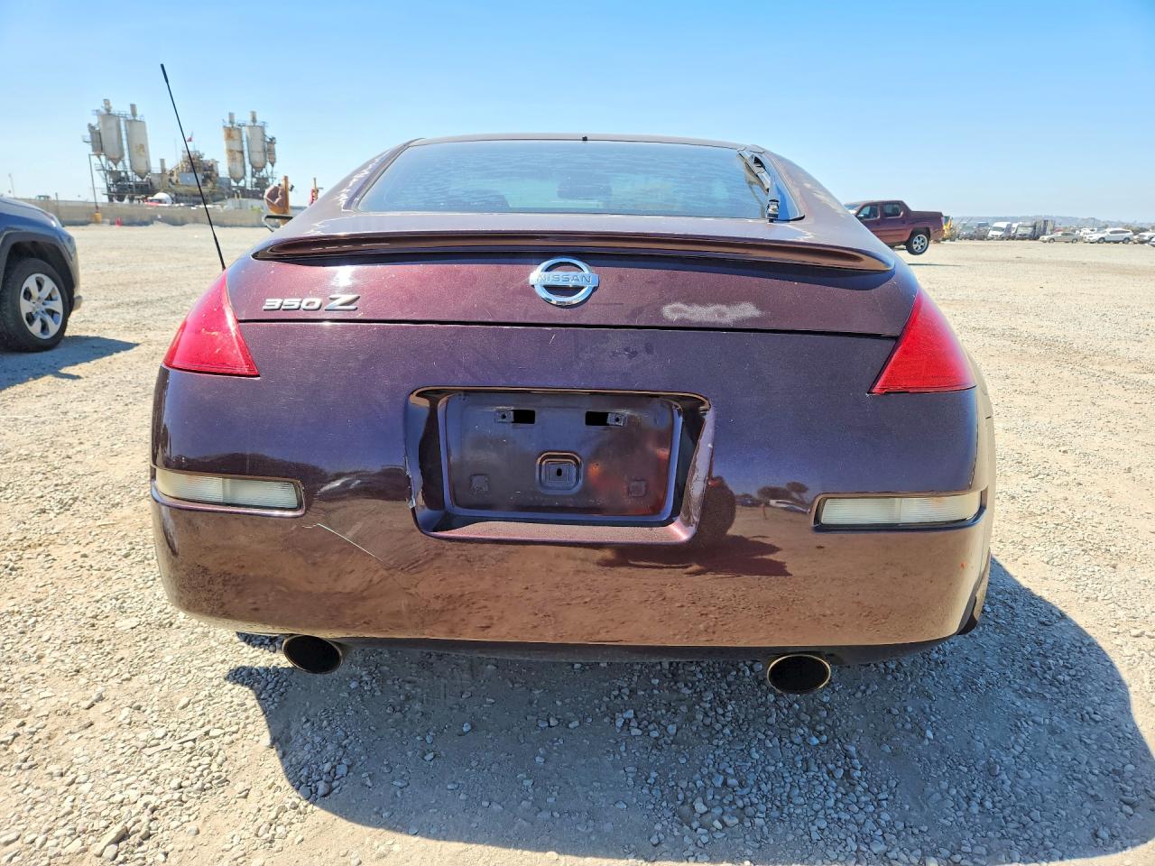 2003 Nissan 350z Coupe Бордовый vin: JN1AZ34D23T112250