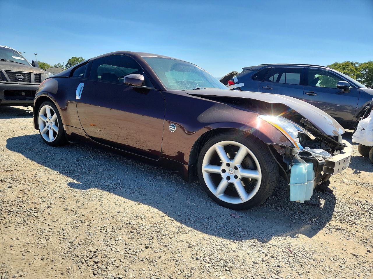 2003 Nissan 350z Coupe Бордовый vin: JN1AZ34D23T112250
