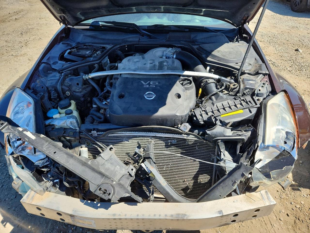 2003 Nissan 350z Coupe Бордовый vin: JN1AZ34D23T112250