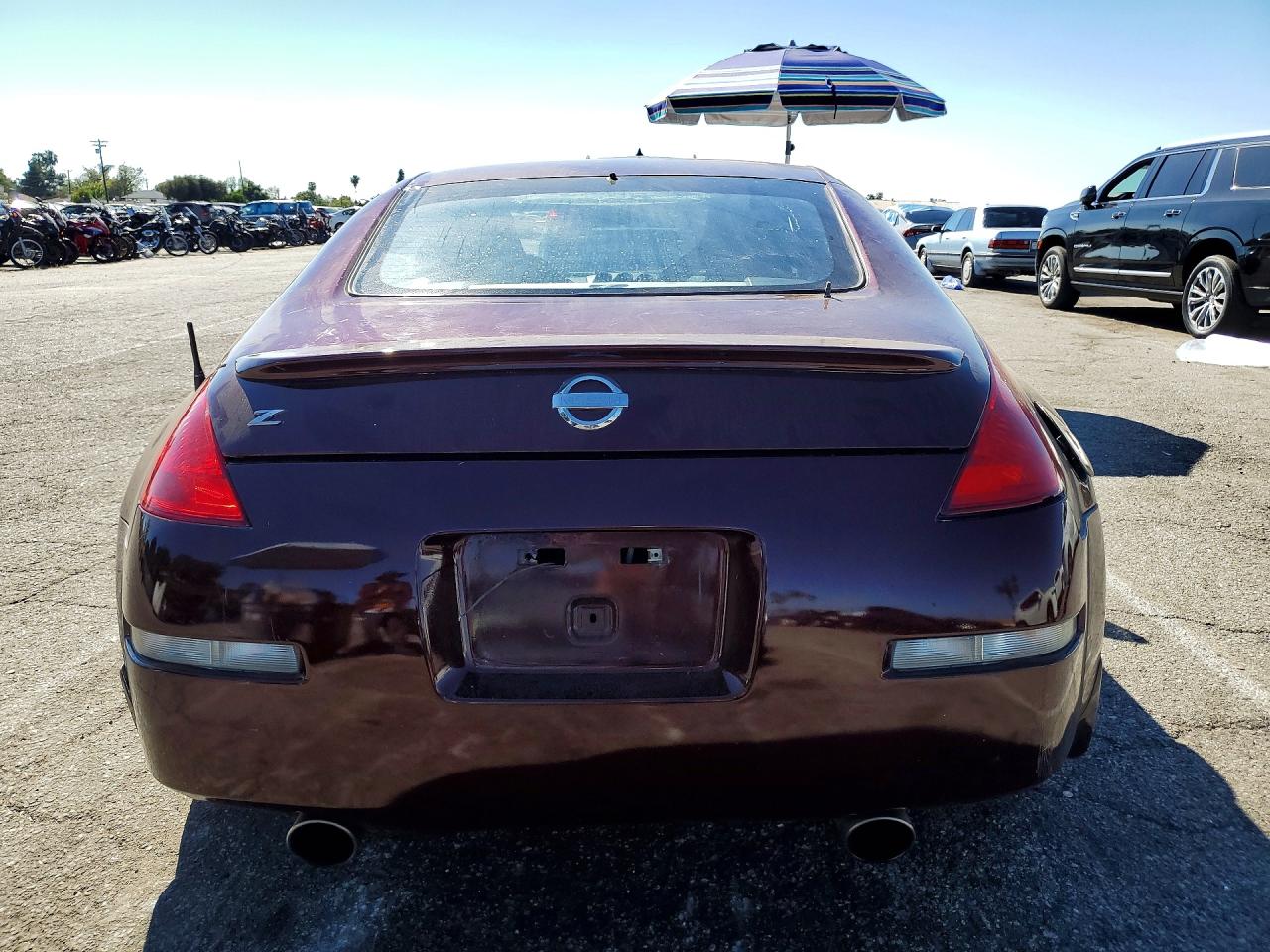 2003 Nissan 350z Base Бордовый vin: JN1AZ34D23T115794