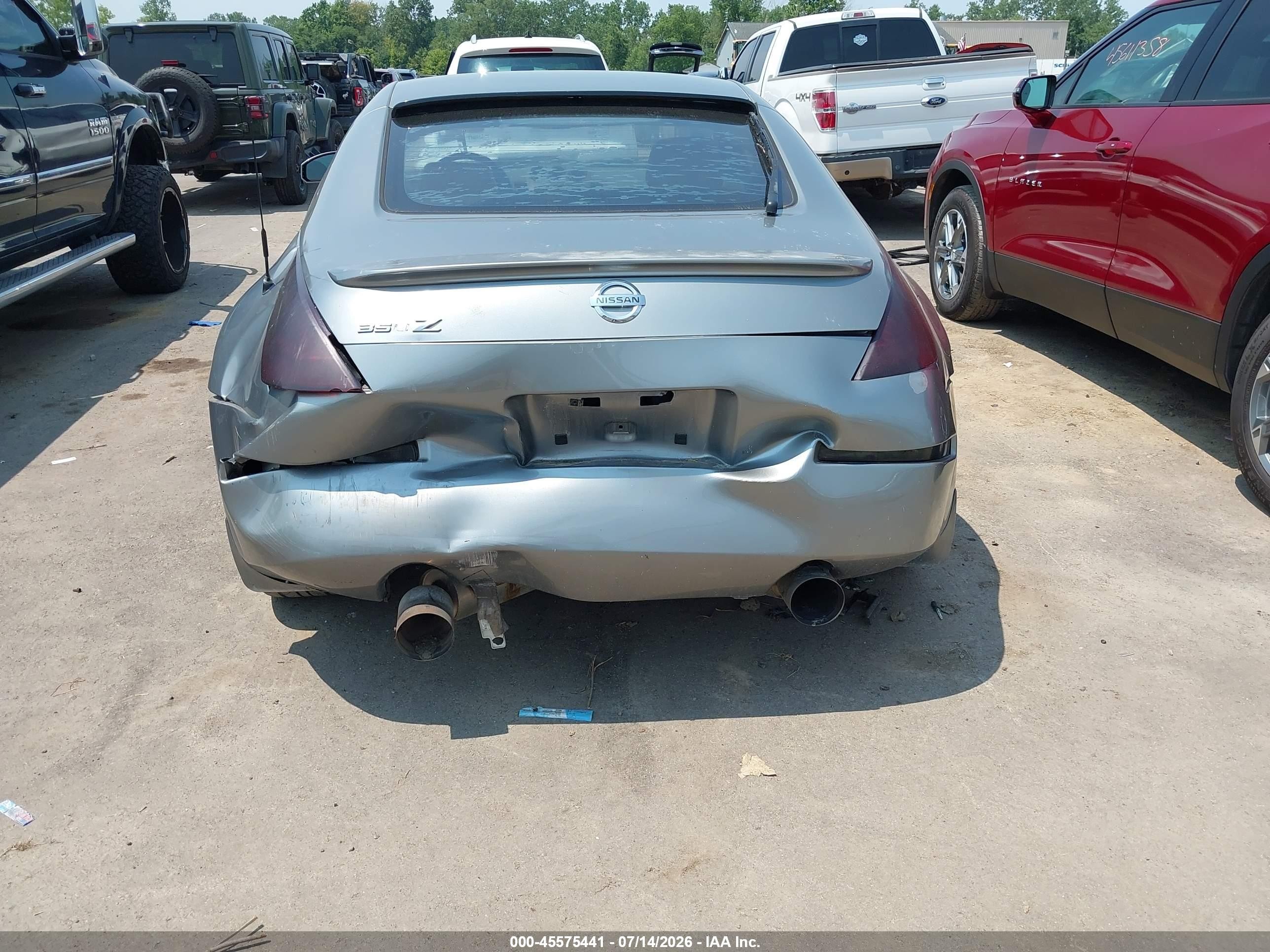 2005 Nissan 350z Touring Серый vin: JN1AZ34D25M601602