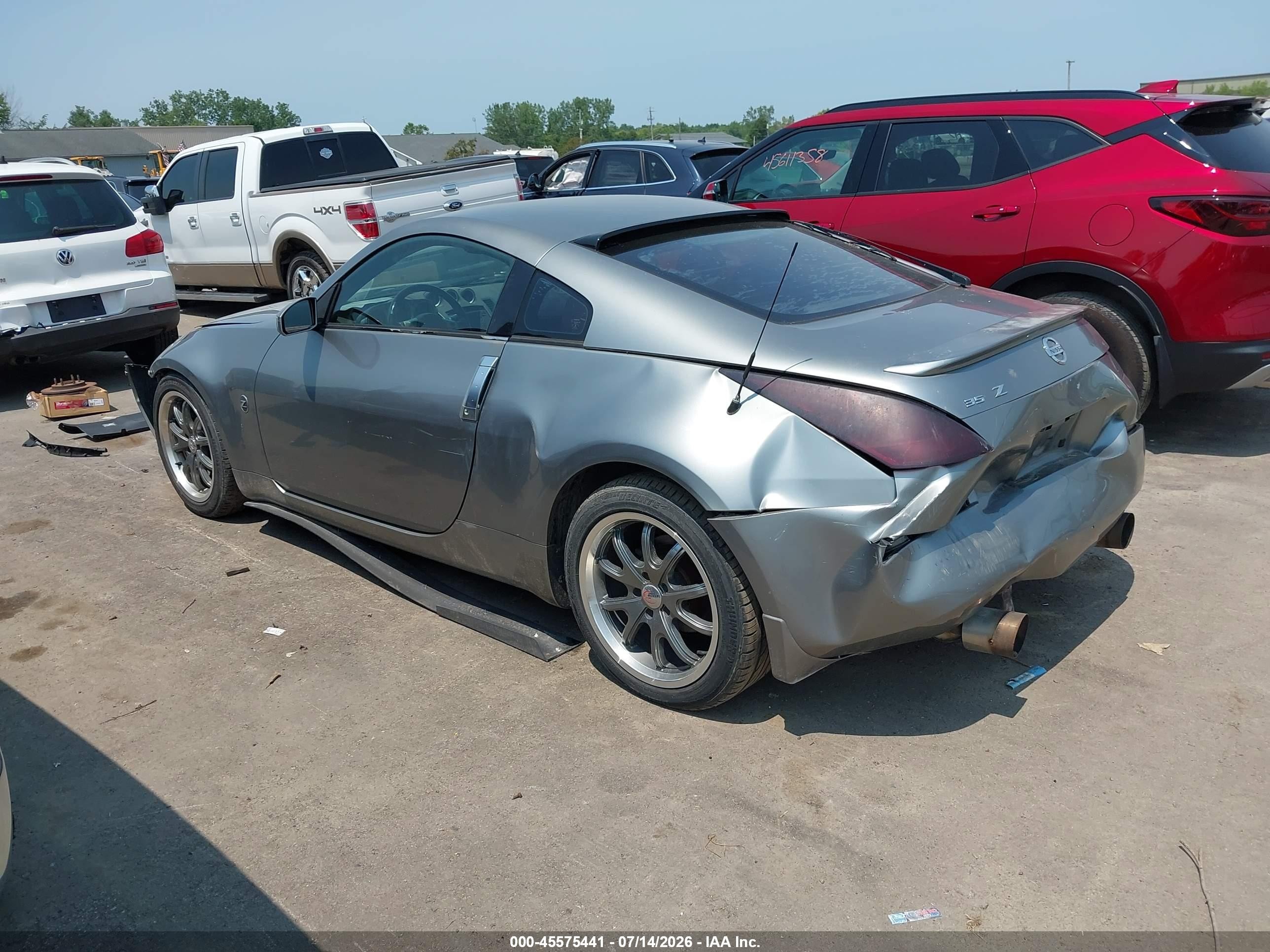 2005 Nissan 350z Touring Серый vin: JN1AZ34D25M601602