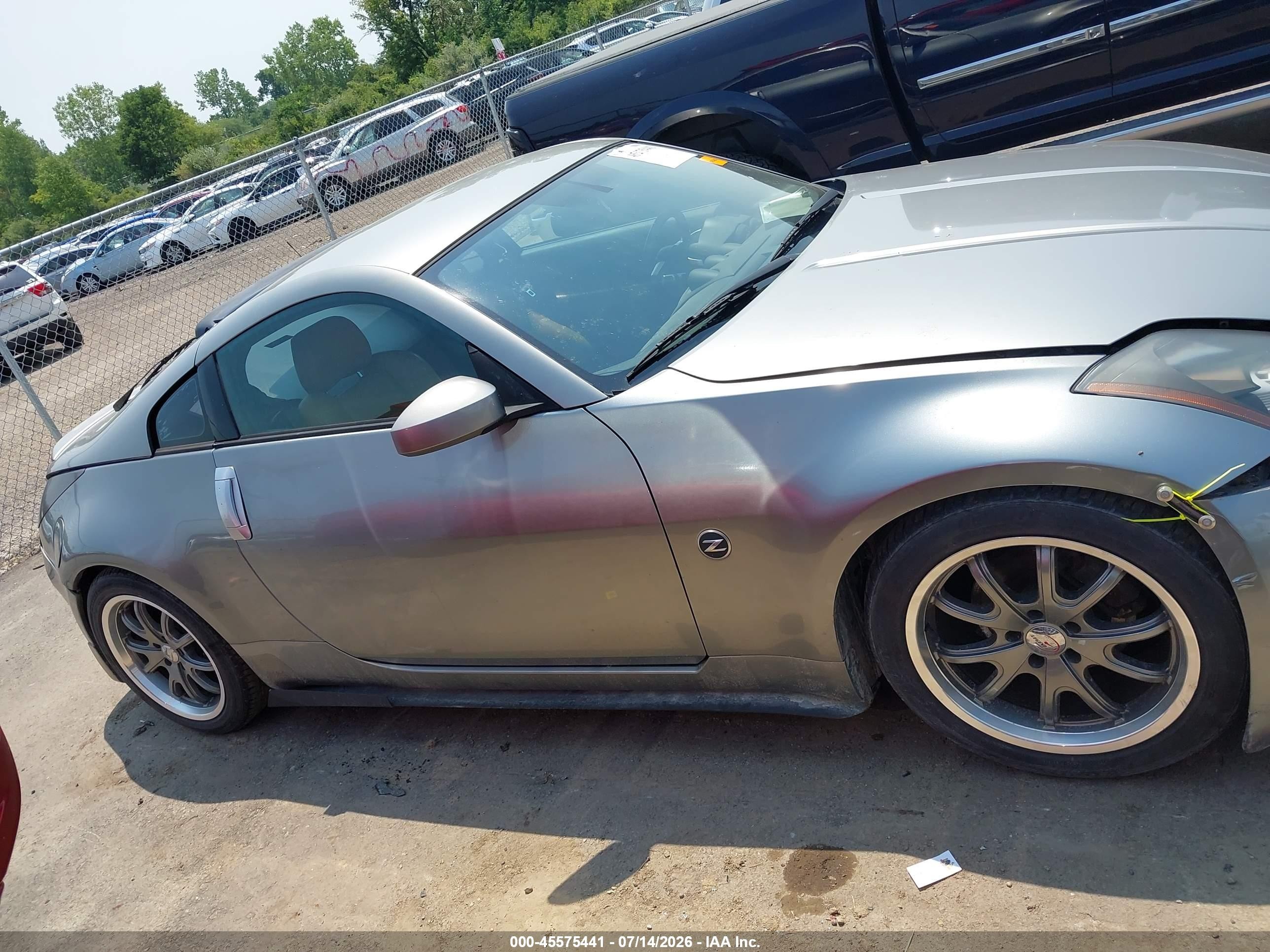 2005 Nissan 350z Touring Серый vin: JN1AZ34D25M601602
