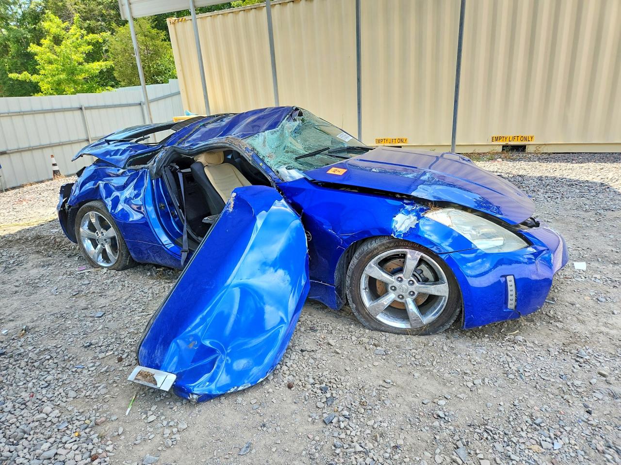 2005 Nissan 350z Coupe Blue vin: JN1AZ34D25M604791
