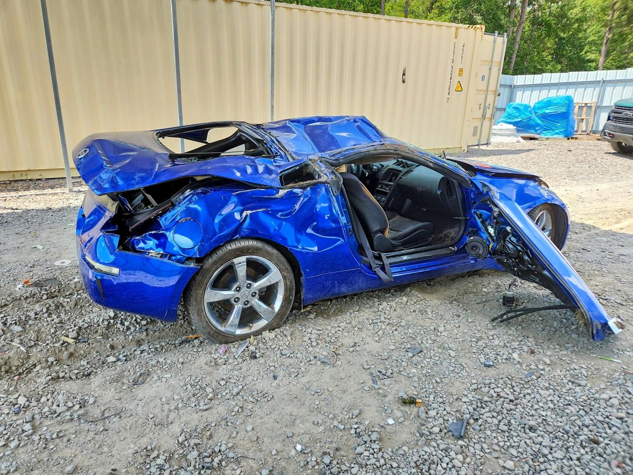 2005 Nissan 350z Coupe Blue vin: JN1AZ34D25M604791