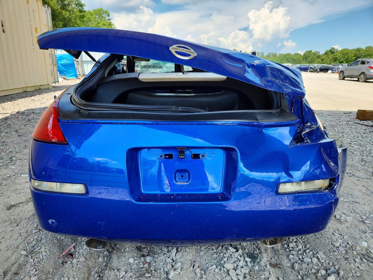 2005 Nissan 350z Coupe Blue vin: JN1AZ34D25M604791
