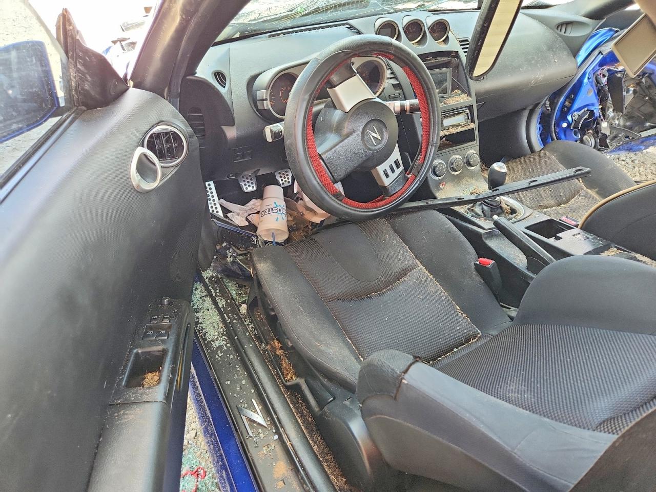 2005 Nissan 350z Coupe Blue vin: JN1AZ34D25M604791