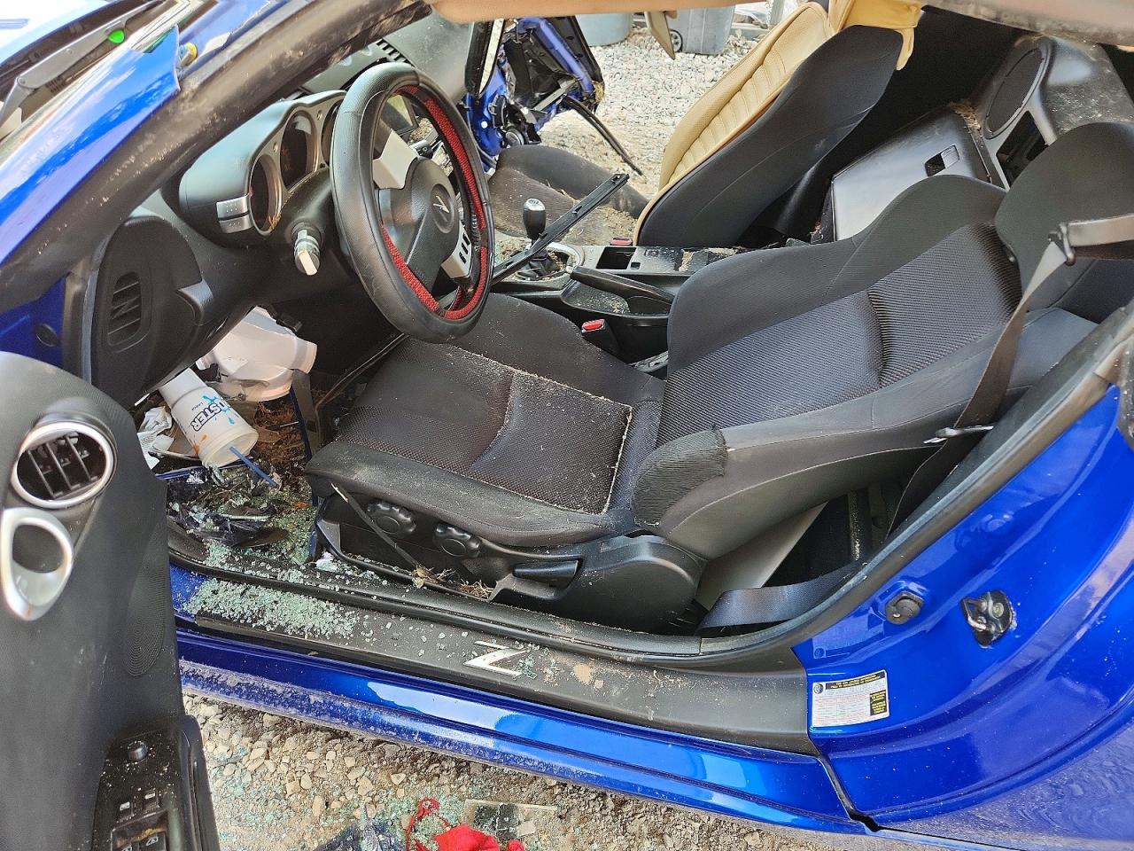 2005 Nissan 350z Coupe Blue vin: JN1AZ34D25M604791