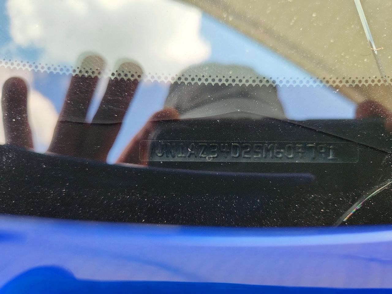 2005 Nissan 350z Coupe Blue vin: JN1AZ34D25M604791