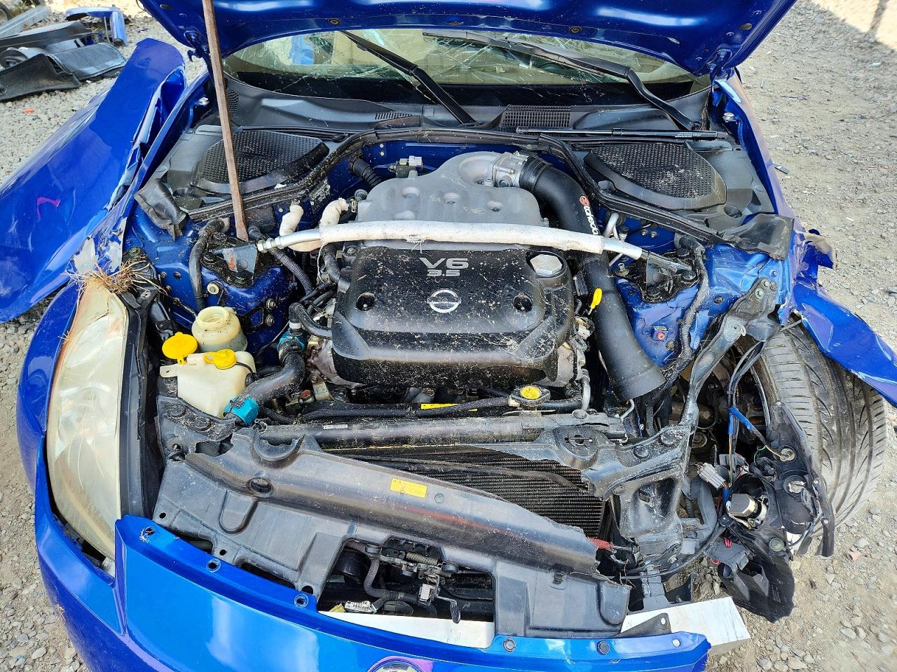 2005 Nissan 350z Coupe Blue vin: JN1AZ34D25M604791