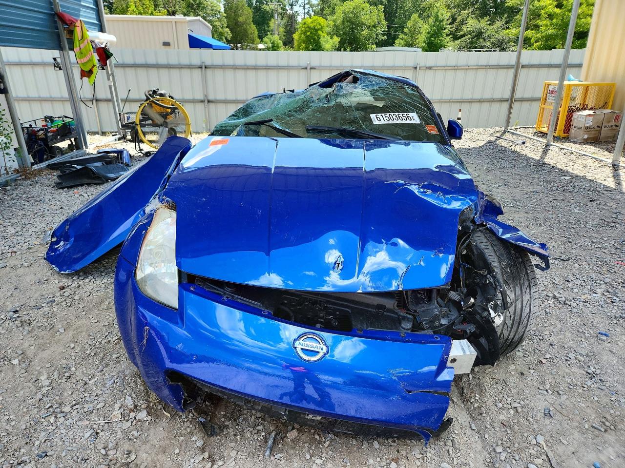 2005 Nissan 350z Coupe Blue vin: JN1AZ34D25M604791