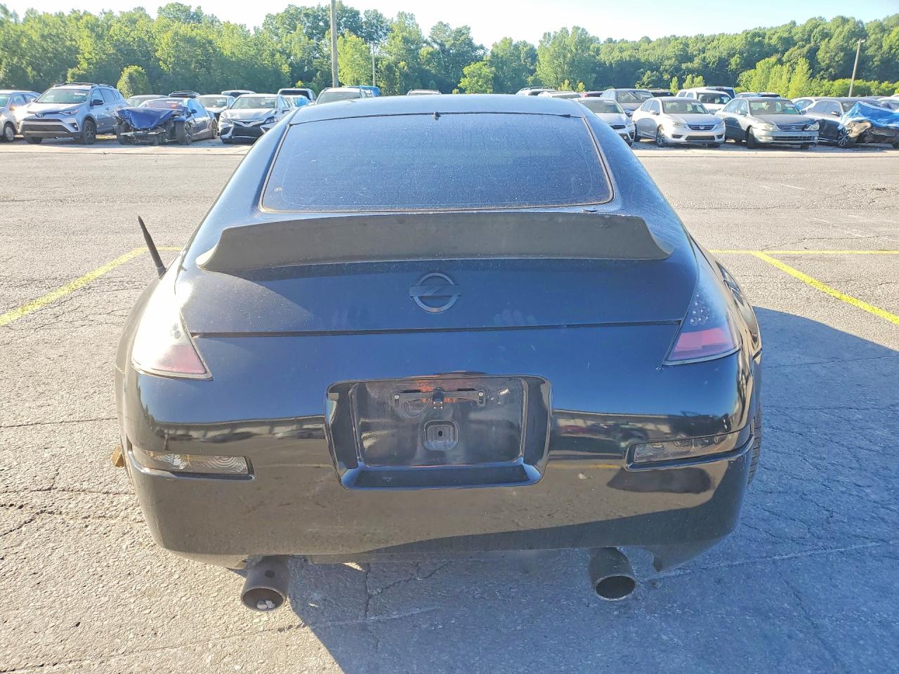 2005 Nissan 350z Coupe Black vin: JN1AZ34D25M607223