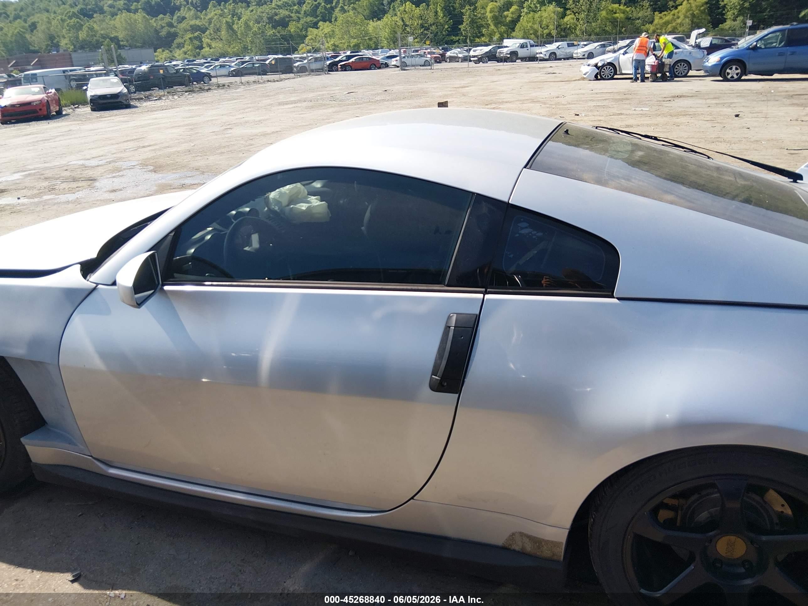 2006 Nissan 350z Enthusiast Silver vin: JN1AZ34D26M308199
