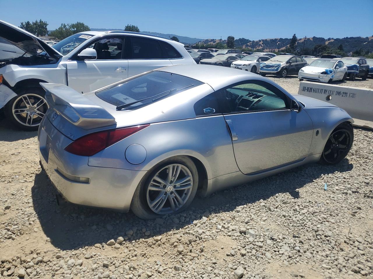 2003 Nissan 350z Coupe Gray vin: JN1AZ34D33T105131