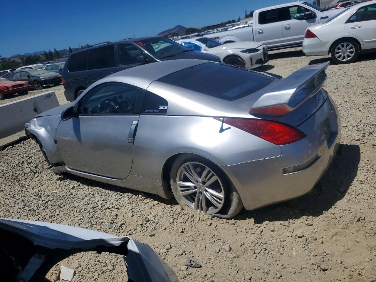 2003 Nissan 350z Coupe Gray vin: JN1AZ34D33T105131