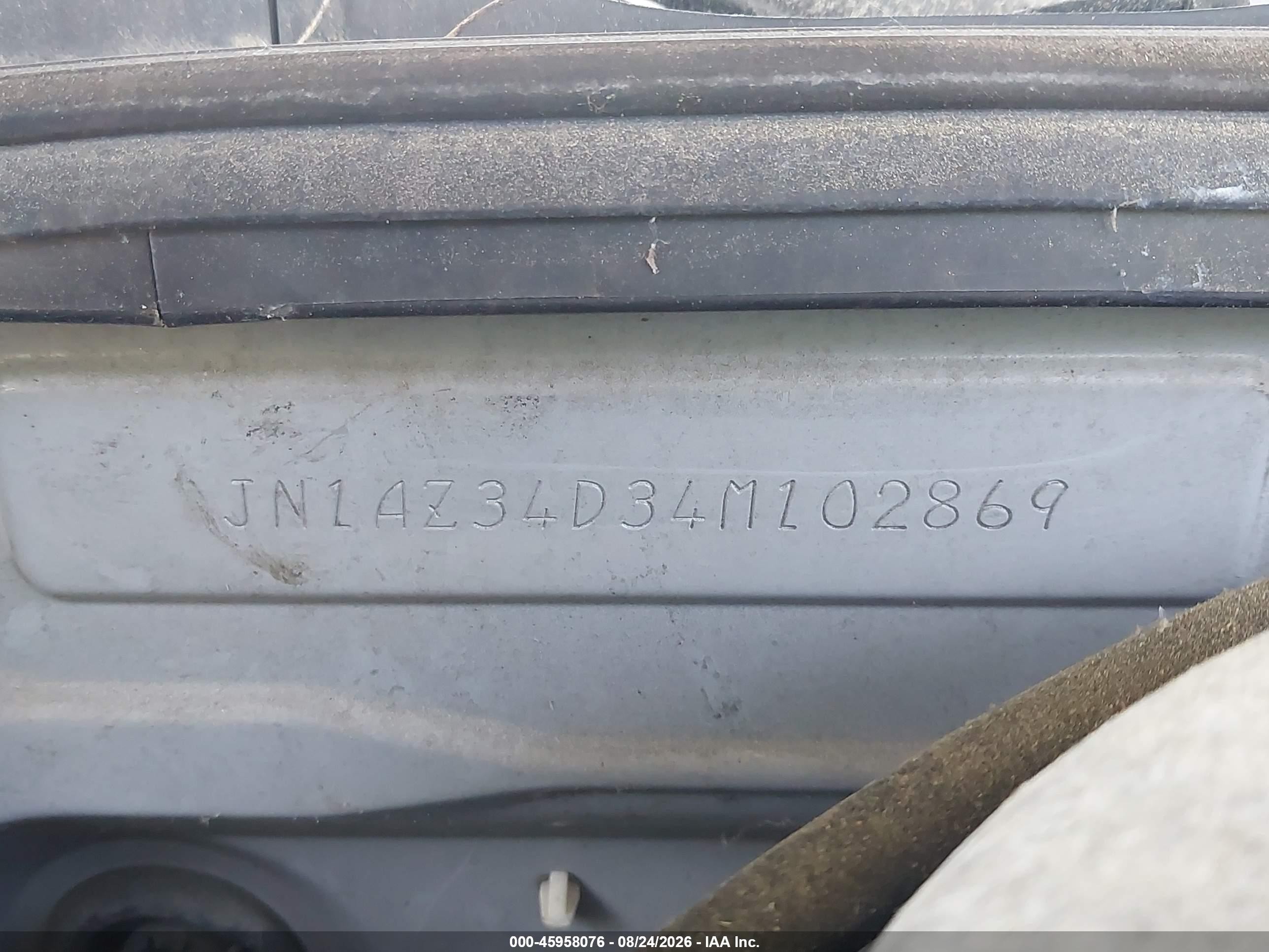 2004 Nissan 350z   Gray vin: JN1AZ34D34M102869
