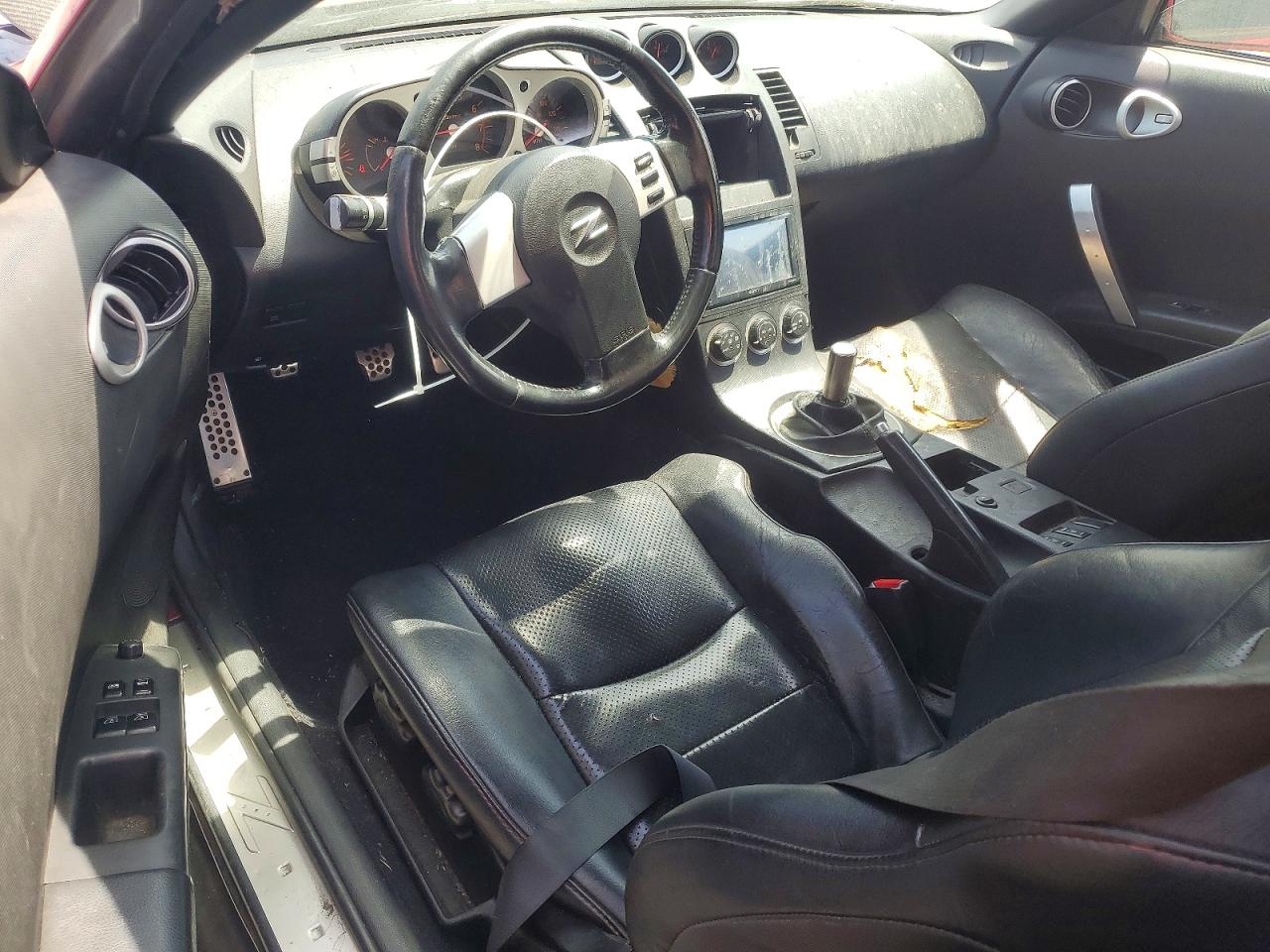 2004 Nissan 350z Coupe Red vin: JN1AZ34D34T166139