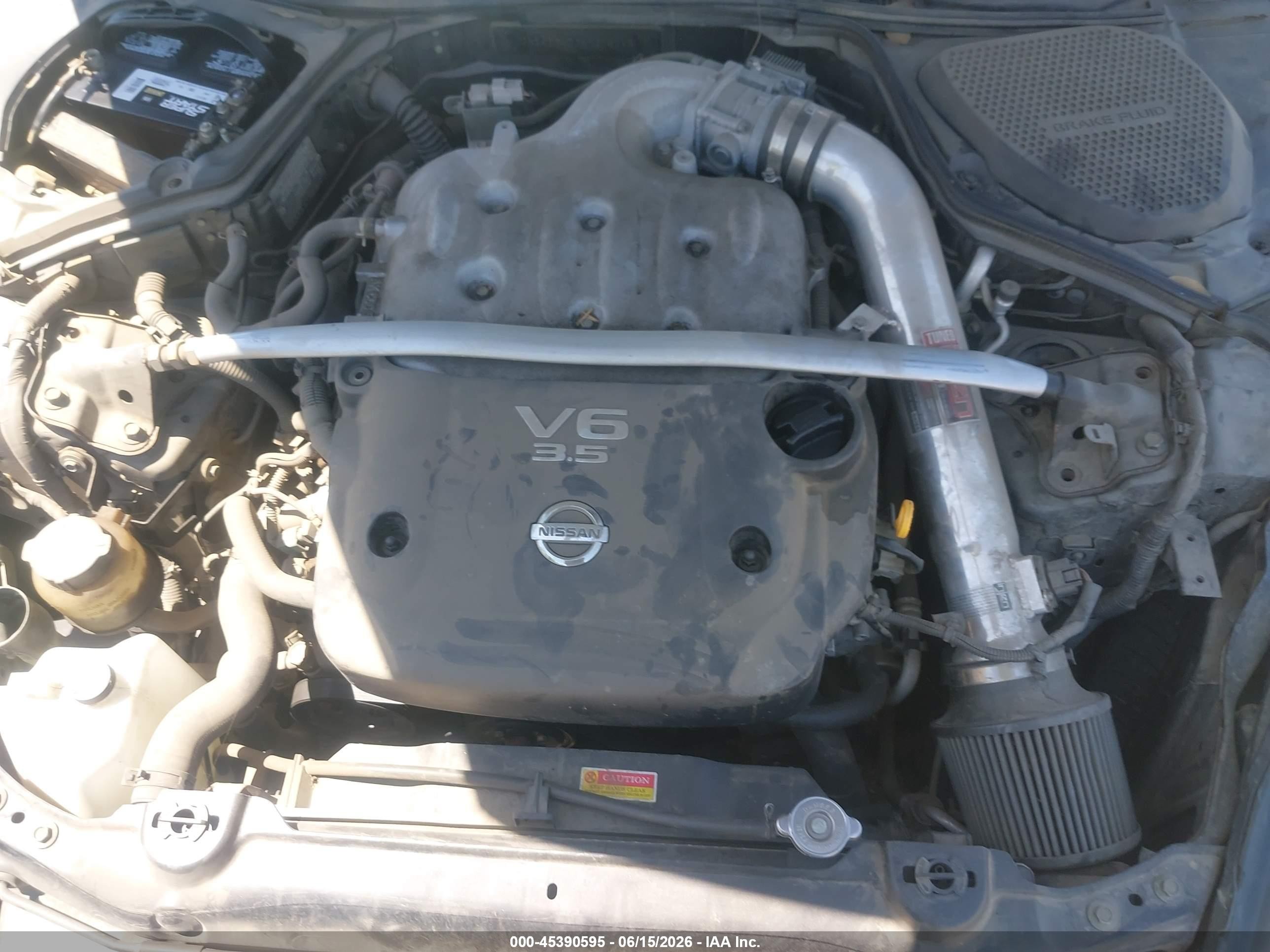 2006 Nissan 350z Touring Черный vin: JN1AZ34D36M308146