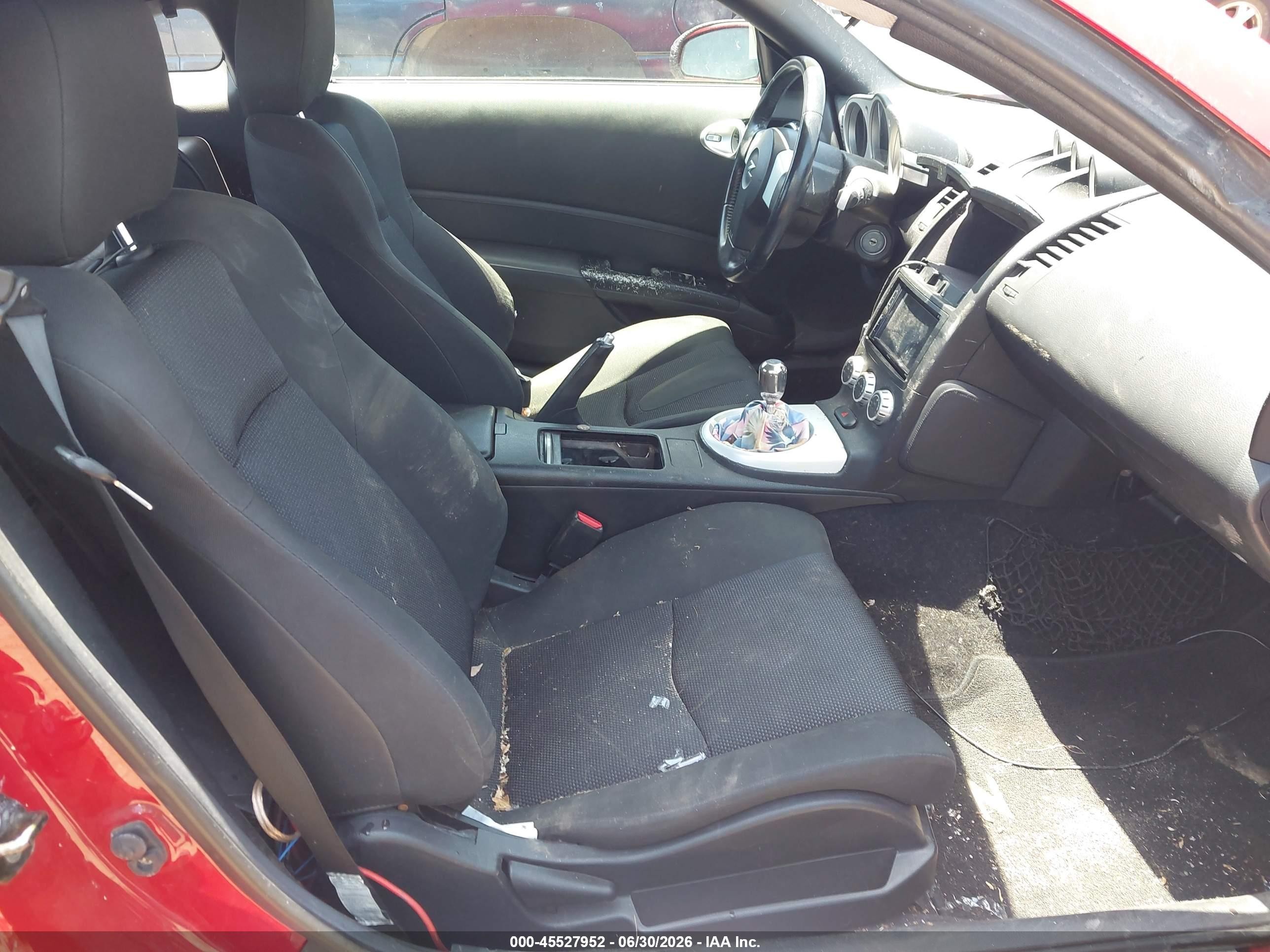 2006 Nissan 350z   Red vin: JN1AZ34D36M331104