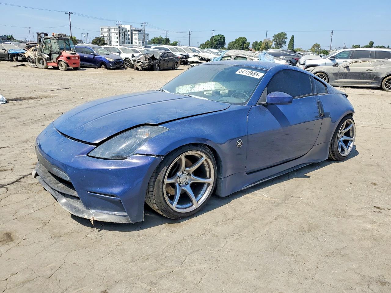2006 Nissan 350z Coupe Blue vin: JN1AZ34D36M331541