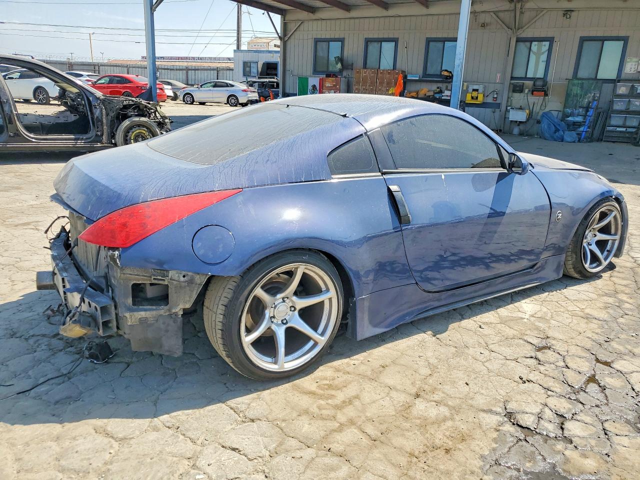 2006 Nissan 350z Coupe Blue vin: JN1AZ34D36M331541