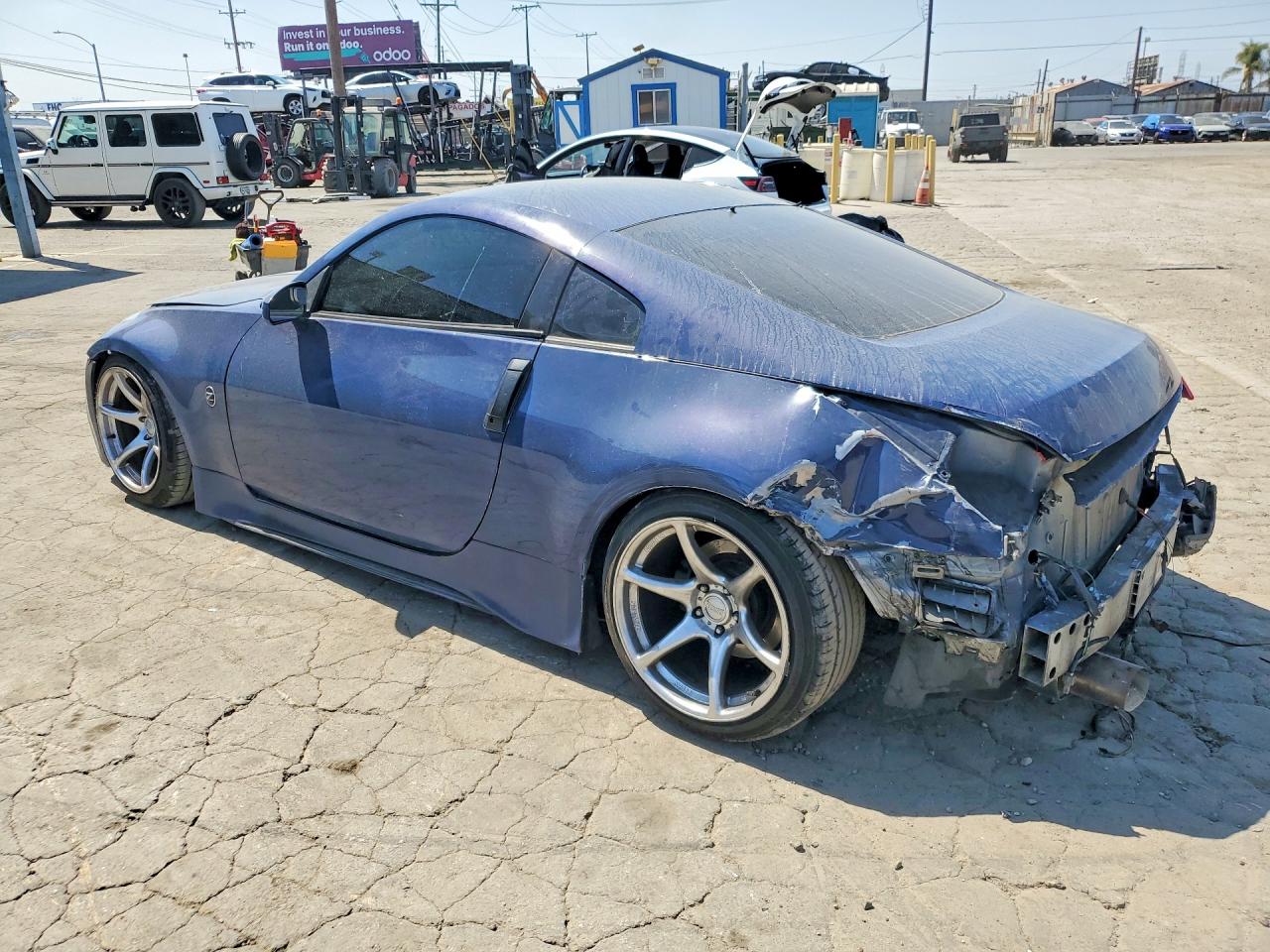 2006 Nissan 350z Coupe Blue vin: JN1AZ34D36M331541