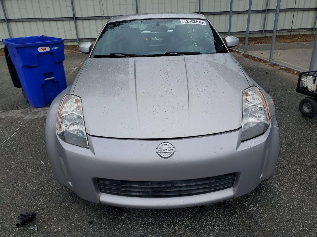 2003 Nissan 350z Coupe Silver vin: JN1AZ34D43T110371