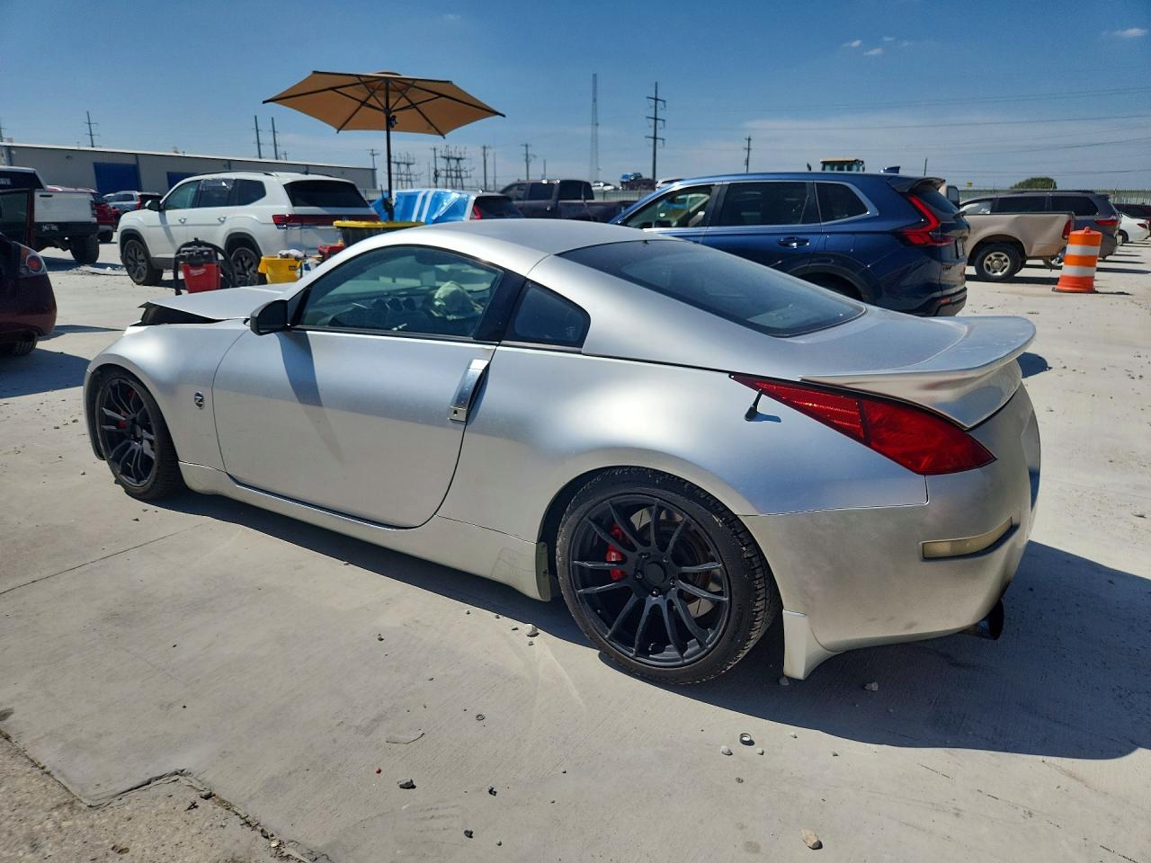 2004 Nissan 350z Base Silver vin: JN1AZ34D44M101455