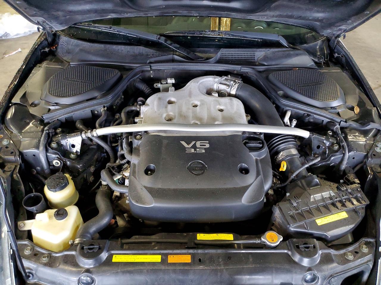 2006 Nissan 350z Coupe Черный vin: JN1AZ34D46M311654