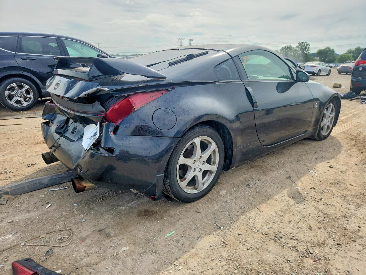 2003 Nissan 350z Coupe Black vin: JN1AZ34D53T111058