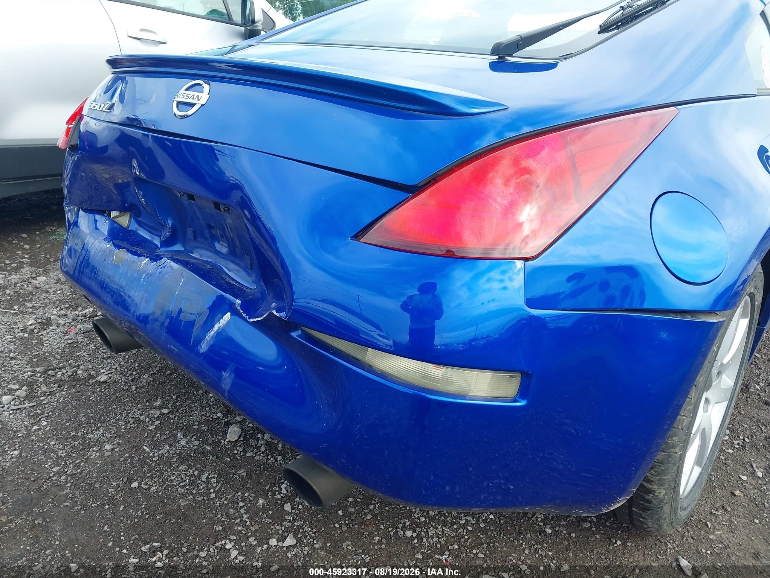 2004 Nissan 350z Enthusiast Blue vin: JN1AZ34D54T164635