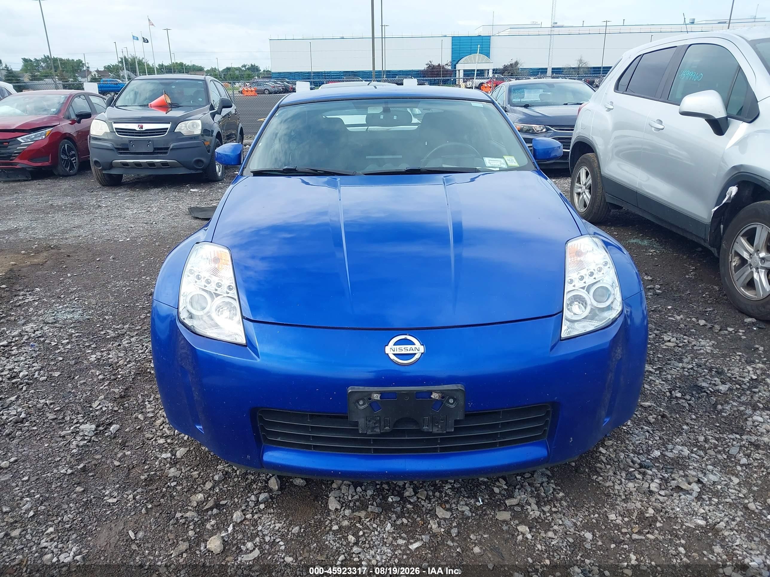 2004 Nissan 350z Enthusiast Blue vin: JN1AZ34D54T164635