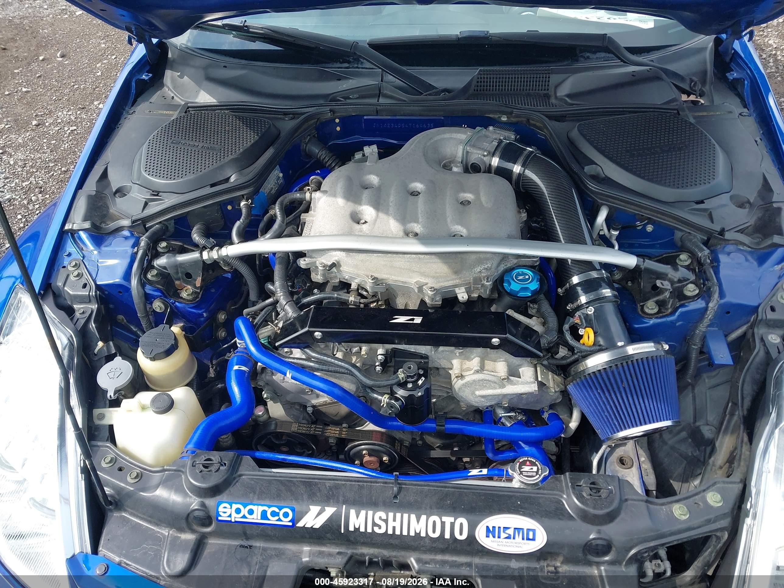 2004 Nissan 350z Enthusiast Blue vin: JN1AZ34D54T164635