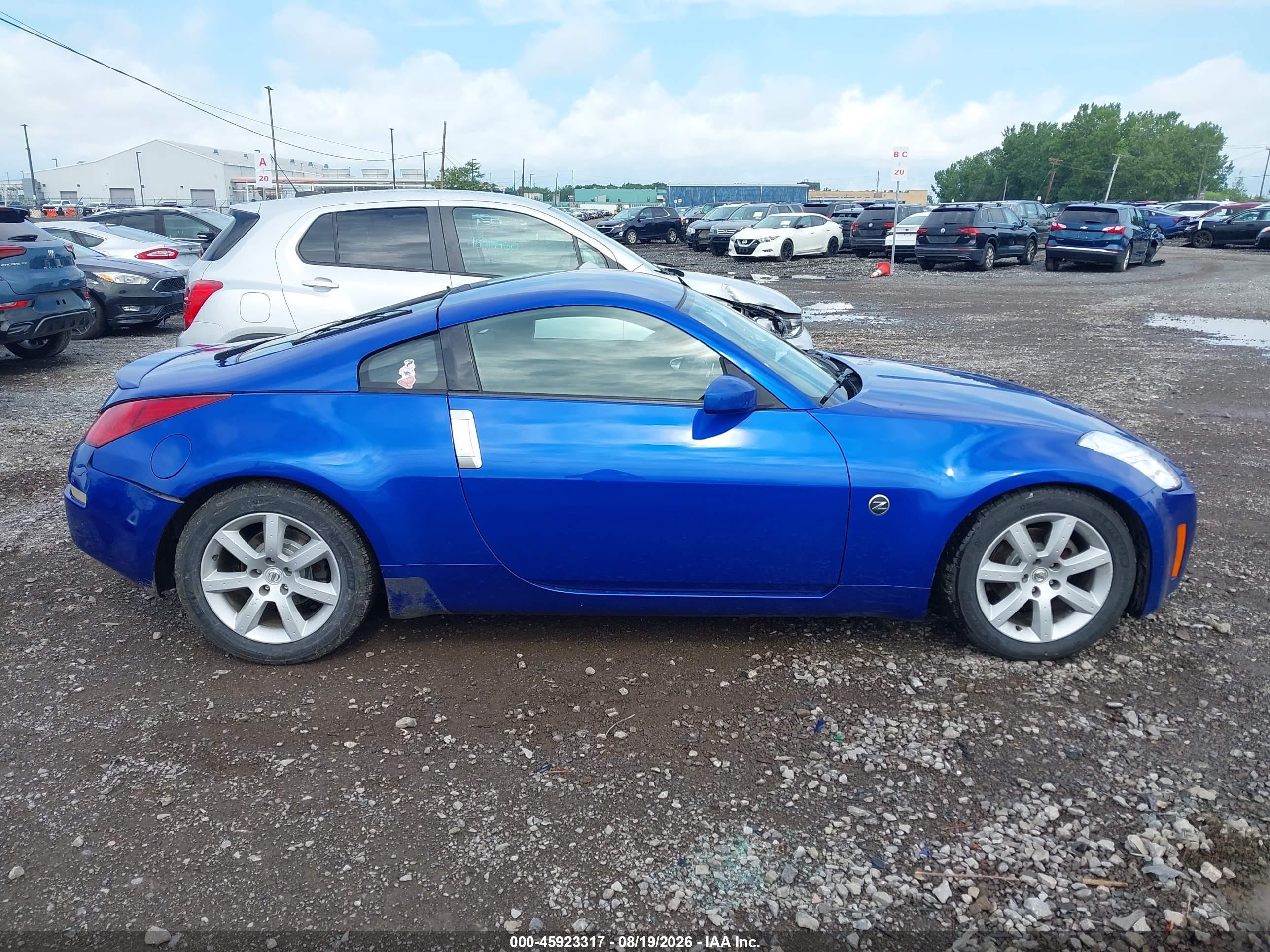 2004 Nissan 350z Enthusiast Blue vin: JN1AZ34D54T164635
