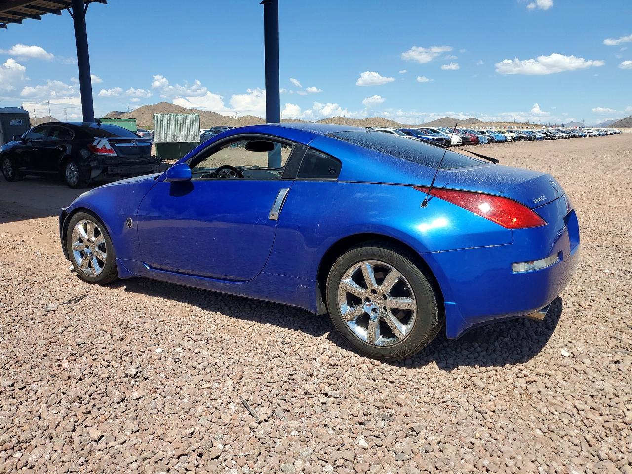 2005 Nissan 350z Coupe Blue vin: JN1AZ34D55M604929