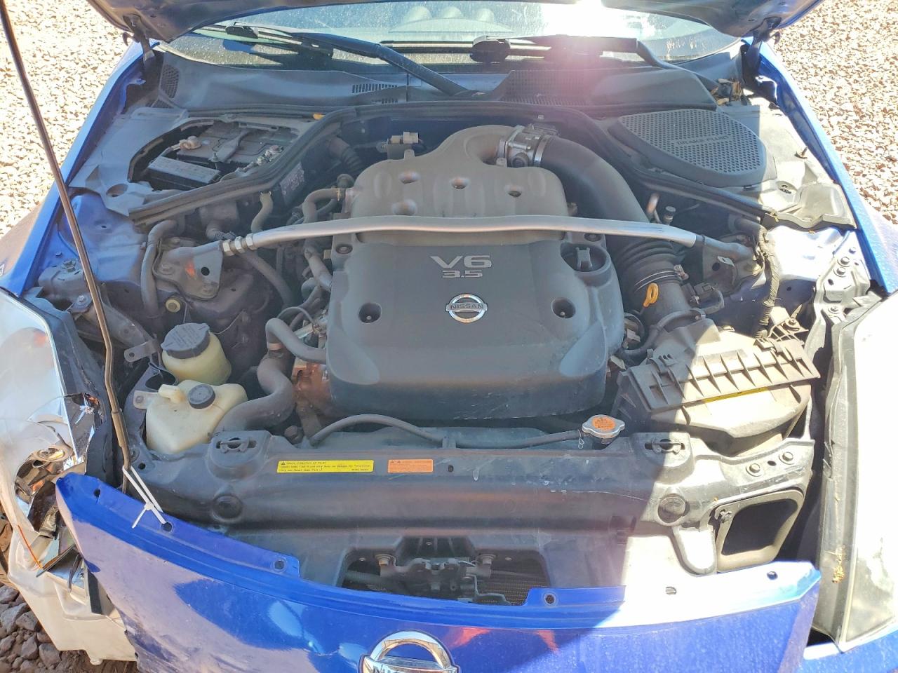 2005 Nissan 350z Coupe Blue vin: JN1AZ34D55M604929